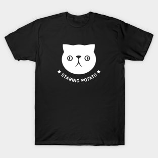 Cute, face of a Persian cat. funny design for meme fans T-Shirt